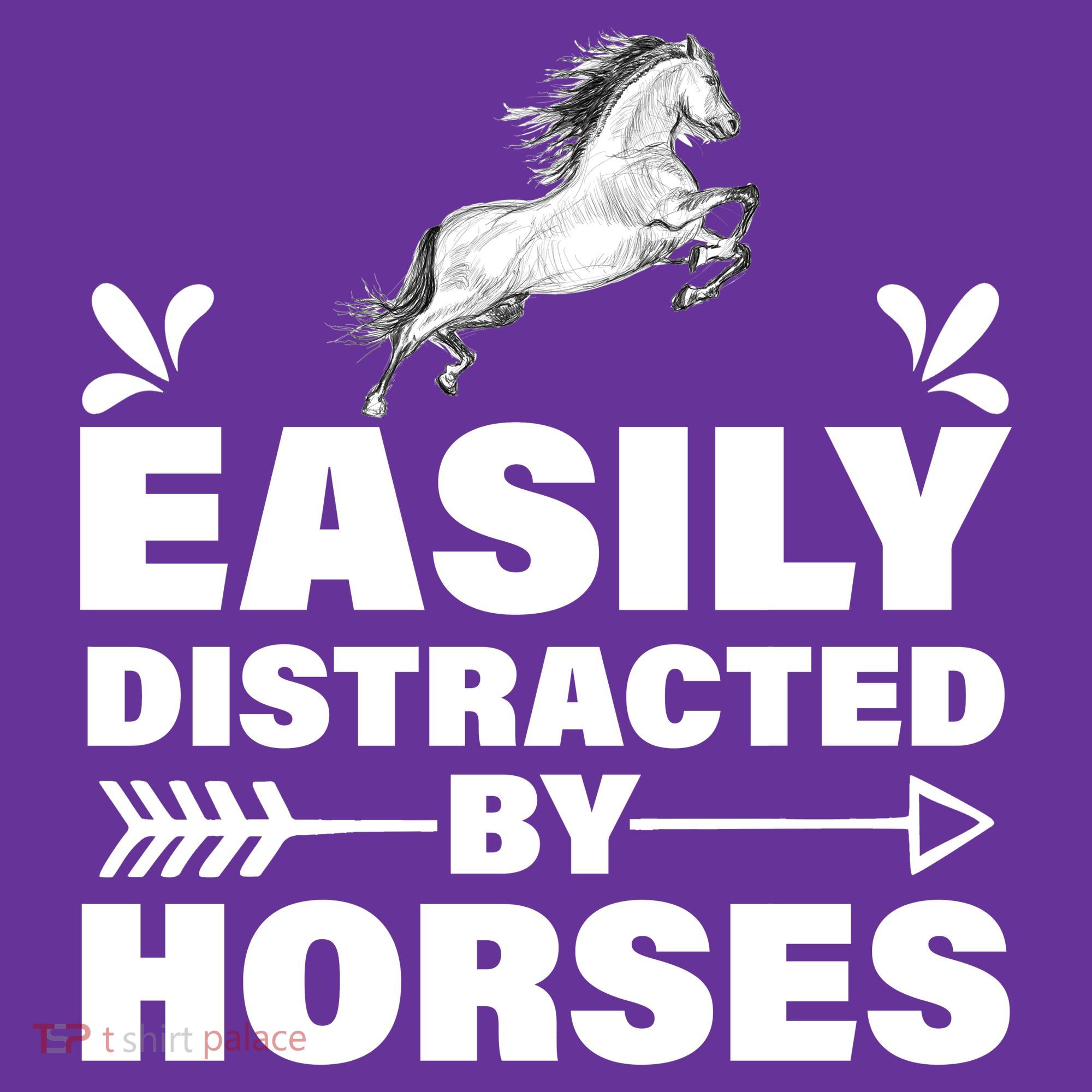 Easily Distracted By Horses T-Shirt