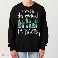 Easily Distracted By Plants Women's Sweatshirt thumb 0