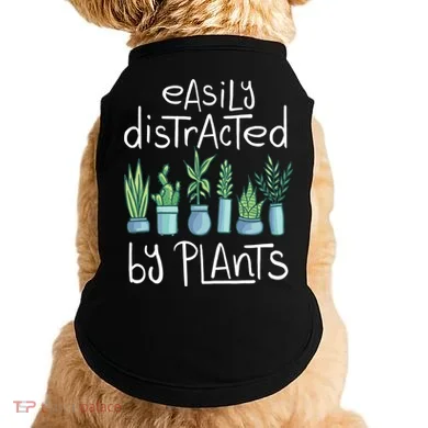Easily Distracted By Plants Doggie Tank