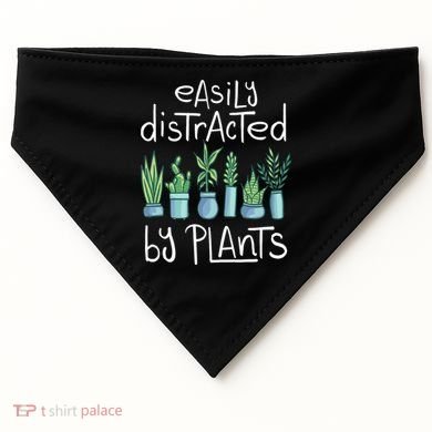 Easily Distracted By Plants USA-Made Doggie Bandana