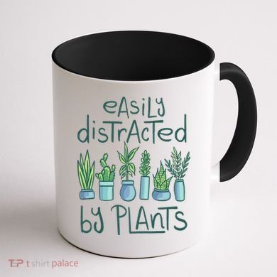 Easily Distracted By Plants Coffee Mug back