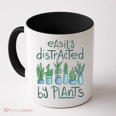 Easily Distracted By Plants Coffee Mug