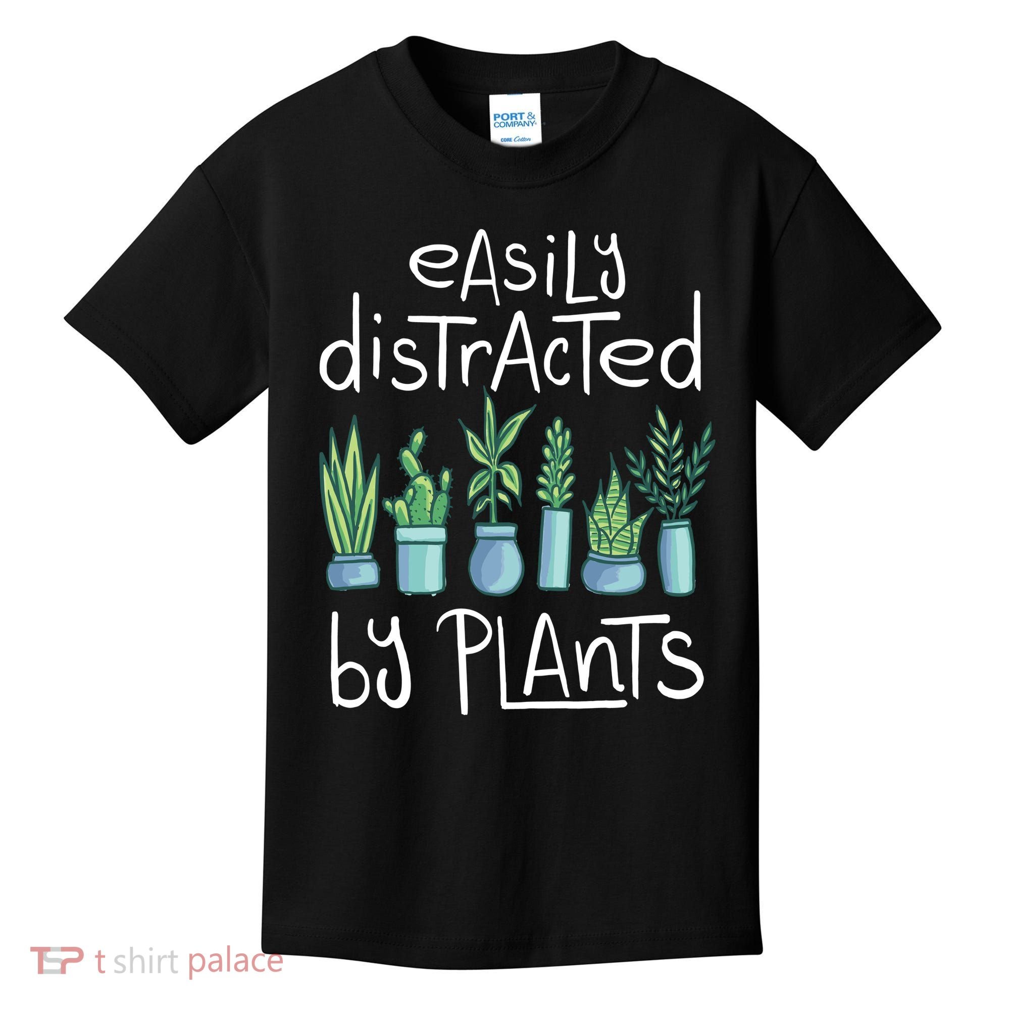 Easily Distracted By Plants Kids T-Shirt