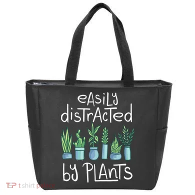 Easily Distracted By Plants Tote Bag
