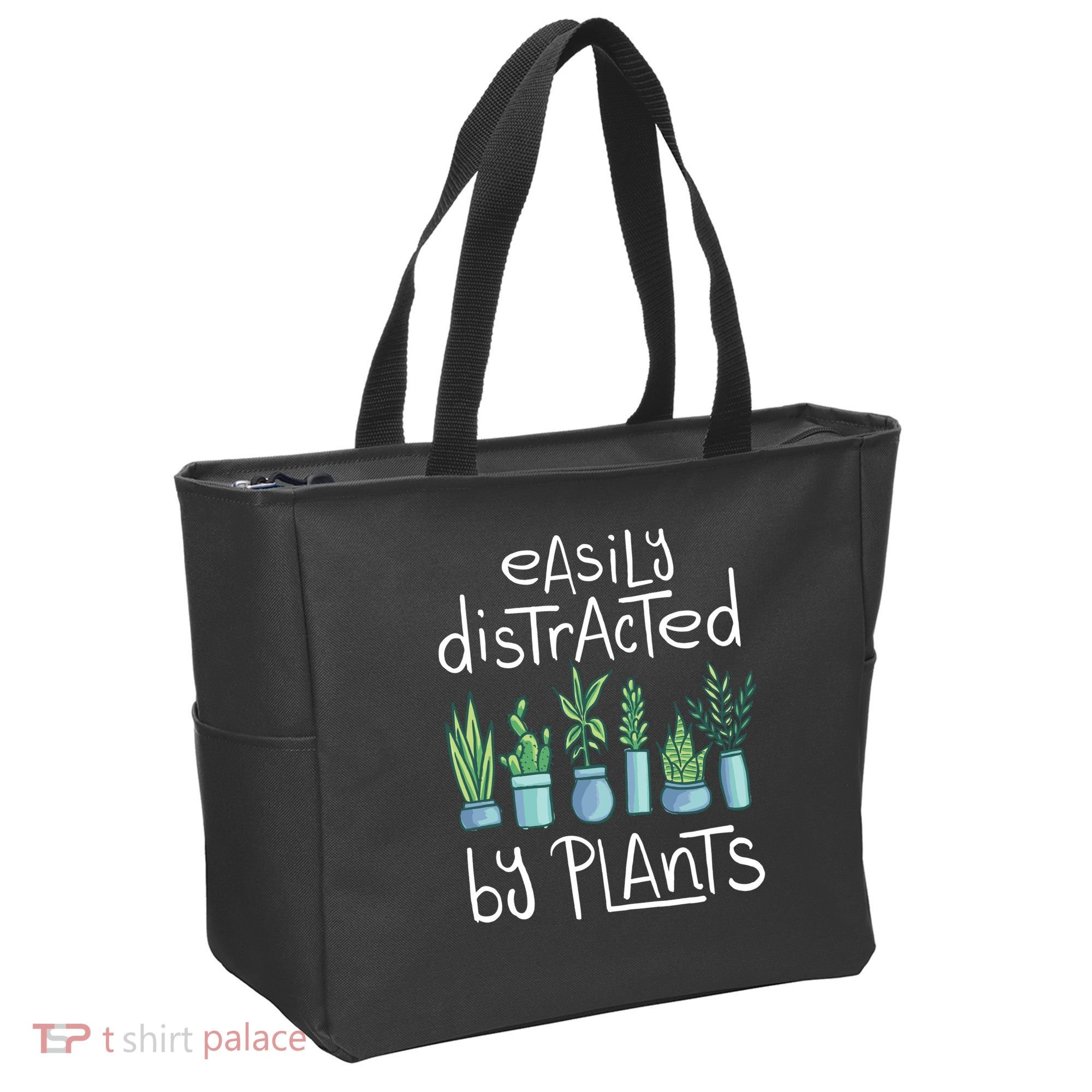 Easily Distracted By Plants Tote Bag