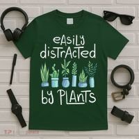 Easily Distracted By Plants T-Shirt thumb 5