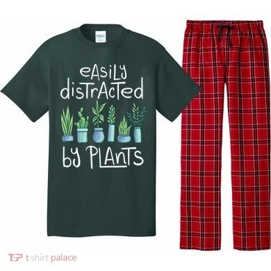 Easily Distracted By Plants Pajama Set
