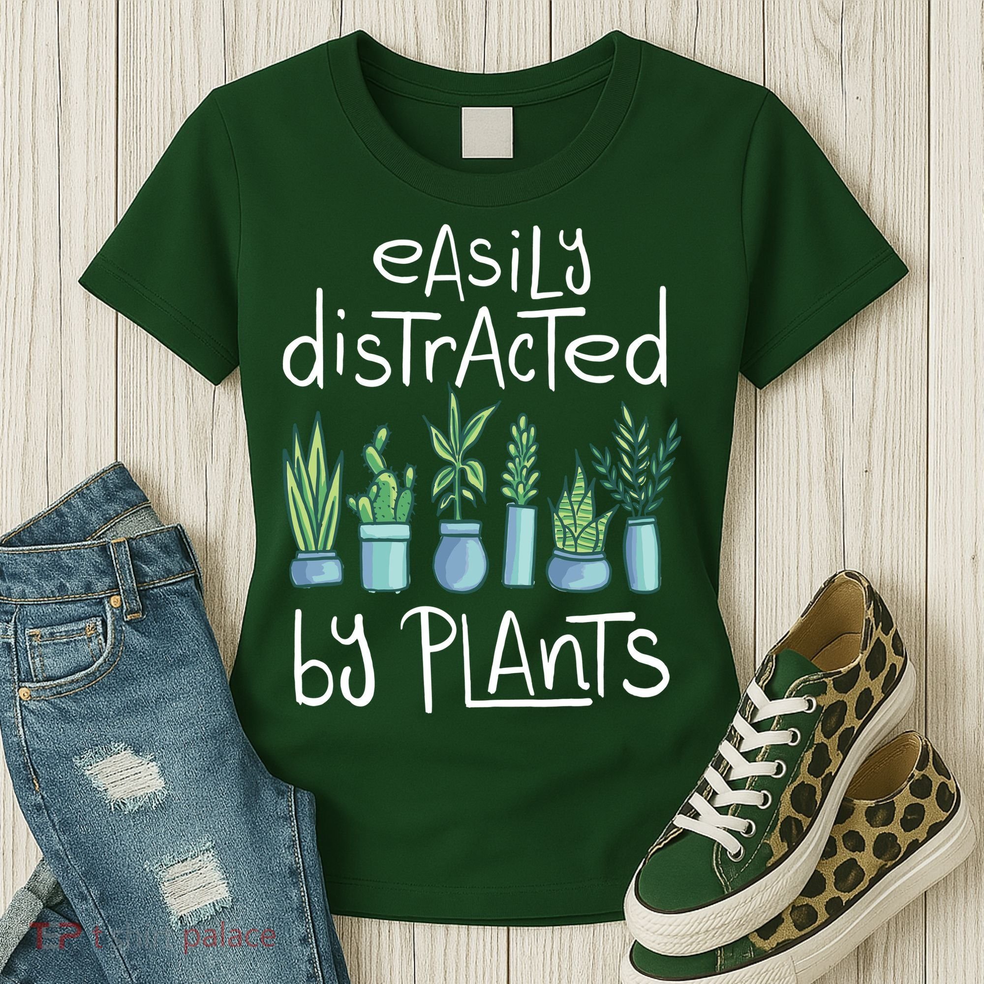 Easily Distracted By Plants Women's T-Shirt