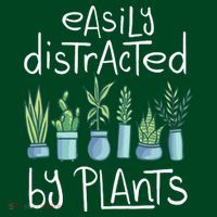 Easily Distracted By Plants Kids Sweatshirt thumb 2