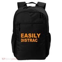Easily Distrac(ted) Distracted Funny Backpack thumb 0