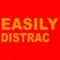 Easily Distrac(ted) Distracted Funny Santa Hat thumb 1