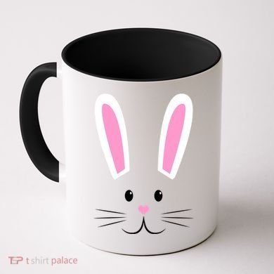 Easter Bunny Big Face Rabbit Coffee Mug