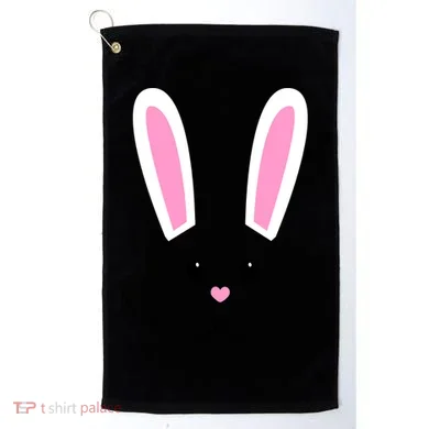 Easter Bunny Big Face Rabbit Golf Towel