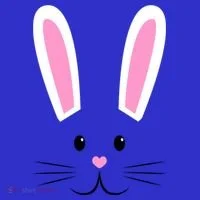Easter Bunny Big Face Rabbit T-Shirt thumb 7