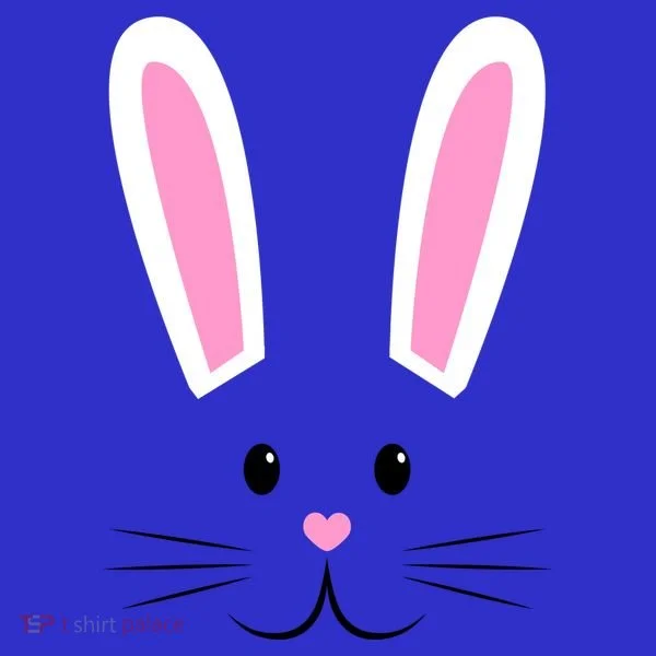 Easter Bunny Big Face Rabbit T-Shirt