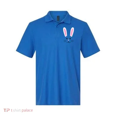Easter Bunny Big Face Rabbit Polo
