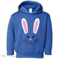 Easter Bunny Big Face Rabbit Toddler Hoodie thumb 0