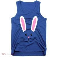 Easter Bunny Big Face Rabbit Tank Top thumb 0