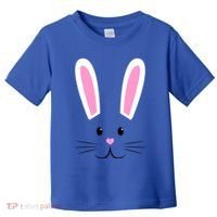 Easter Bunny Big Face Rabbit Toddler T-Shirt thumb 0
