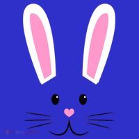 Easter Bunny Big Face Rabbit Visor thumb 3