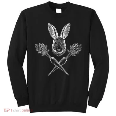Easter Bunny Carrot Crossbones Sweatshirt