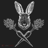 Easter Bunny Carrot Crossbones Beanie thumb 2