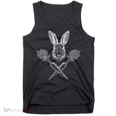 Easter Bunny Carrot Crossbones Tank Top