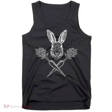 Easter Bunny Carrot Crossbones Tank Top