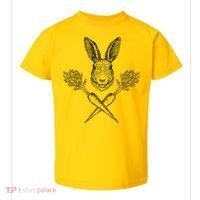 Easter Bunny Carrot Crossbones Toddler T-Shirt thumb 0
