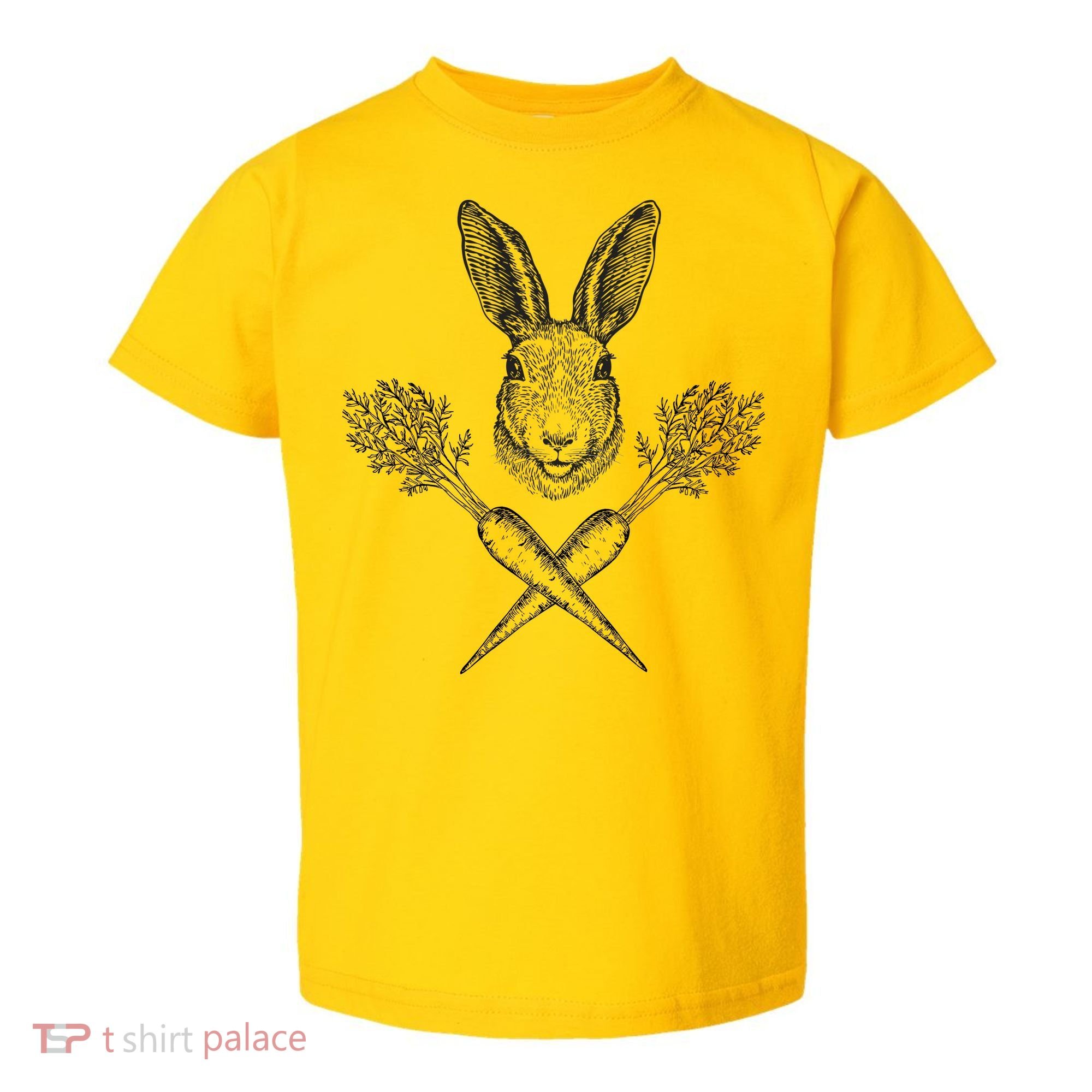 Easter Bunny Carrot Crossbones Toddler T-Shirt