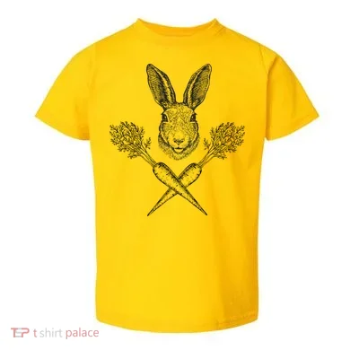Easter Bunny Carrot Crossbones Toddler T-Shirt