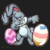 Easter Bunny Dabbing Women's Sweatshirt thumb 2