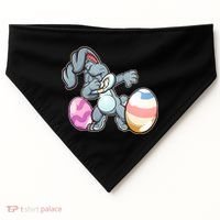Easter Bunny Dabbing USA-Made Doggie Bandana thumb 0