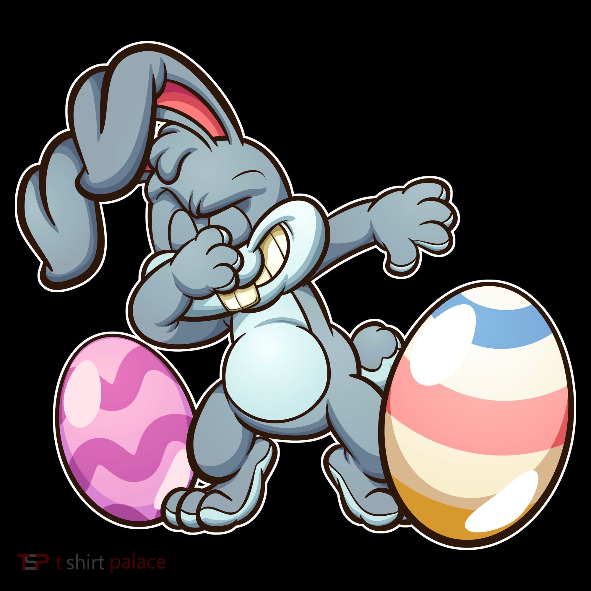 Easter Bunny Dabbing Bucket Hat