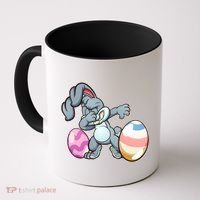 Easter Bunny Dabbing Coffee Mug thumb 0