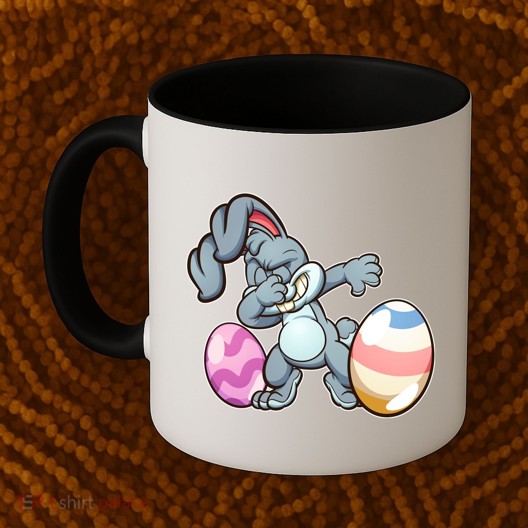 Easter Bunny Dabbing Coffee Mug