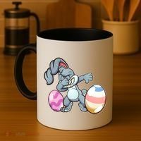 Easter Bunny Dabbing Coffee Mug thumb 4