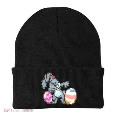 Easter Bunny Dabbing Beanie