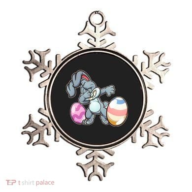 Easter Bunny Dabbing Ornament