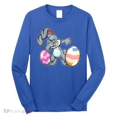 Easter Bunny Dabbing Long Sleeve Shirt