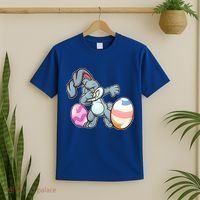Easter Bunny Dabbing T-Shirt thumb 2