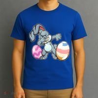 Easter Bunny Dabbing T-Shirt thumb 3