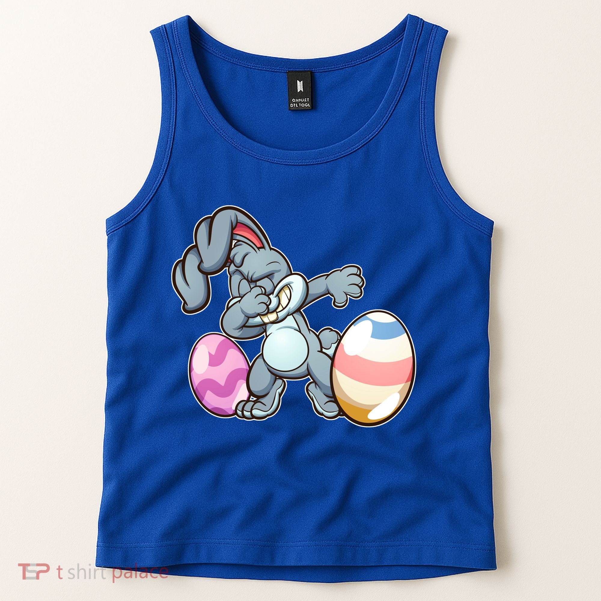 Easter Bunny Dabbing Tank Top