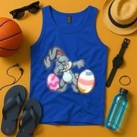Easter Bunny Dabbing Tank Top thumb 4