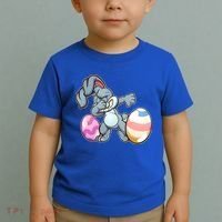 Easter Bunny Dabbing Toddler T-Shirt thumb 2