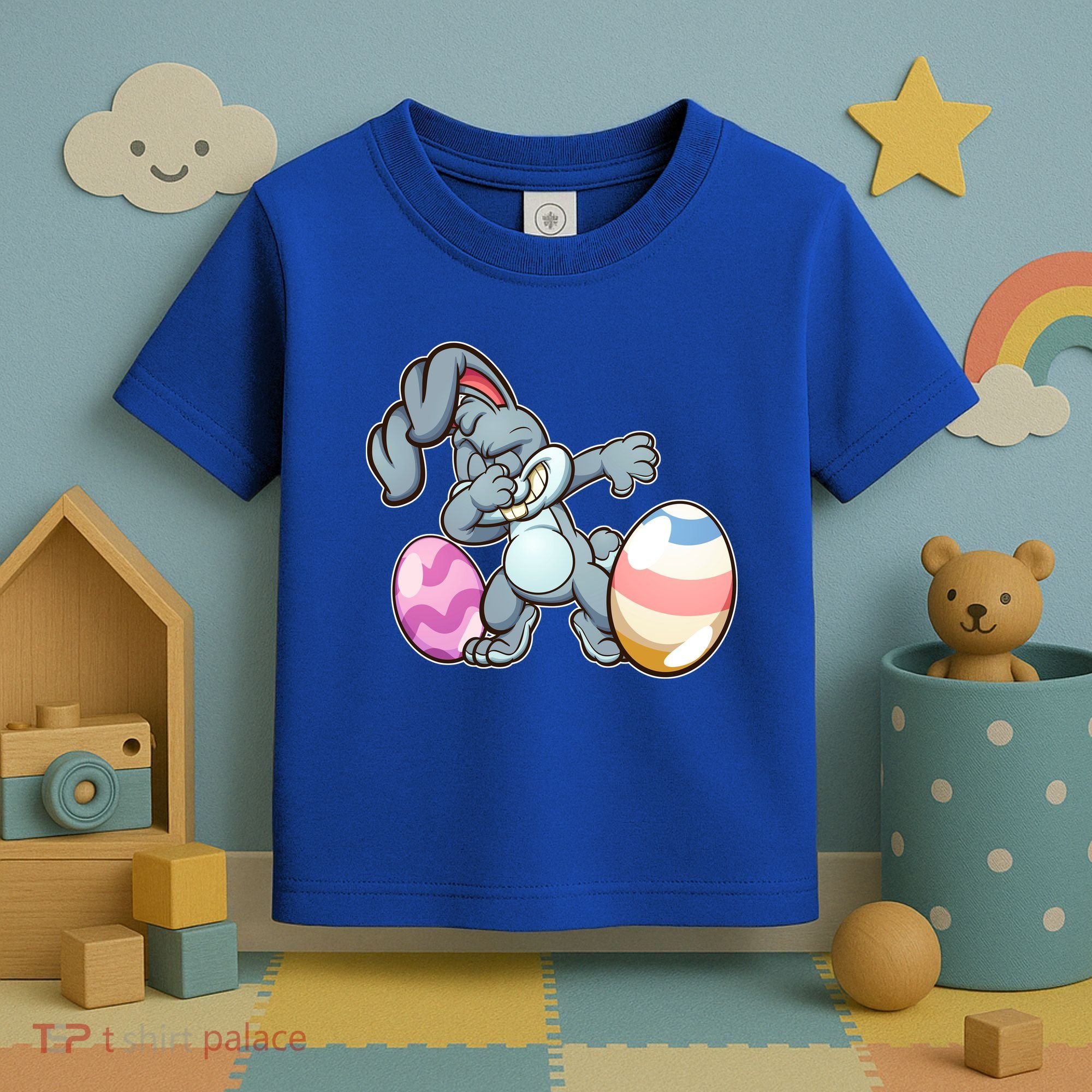 Easter Bunny Dabbing Toddler T-Shirt