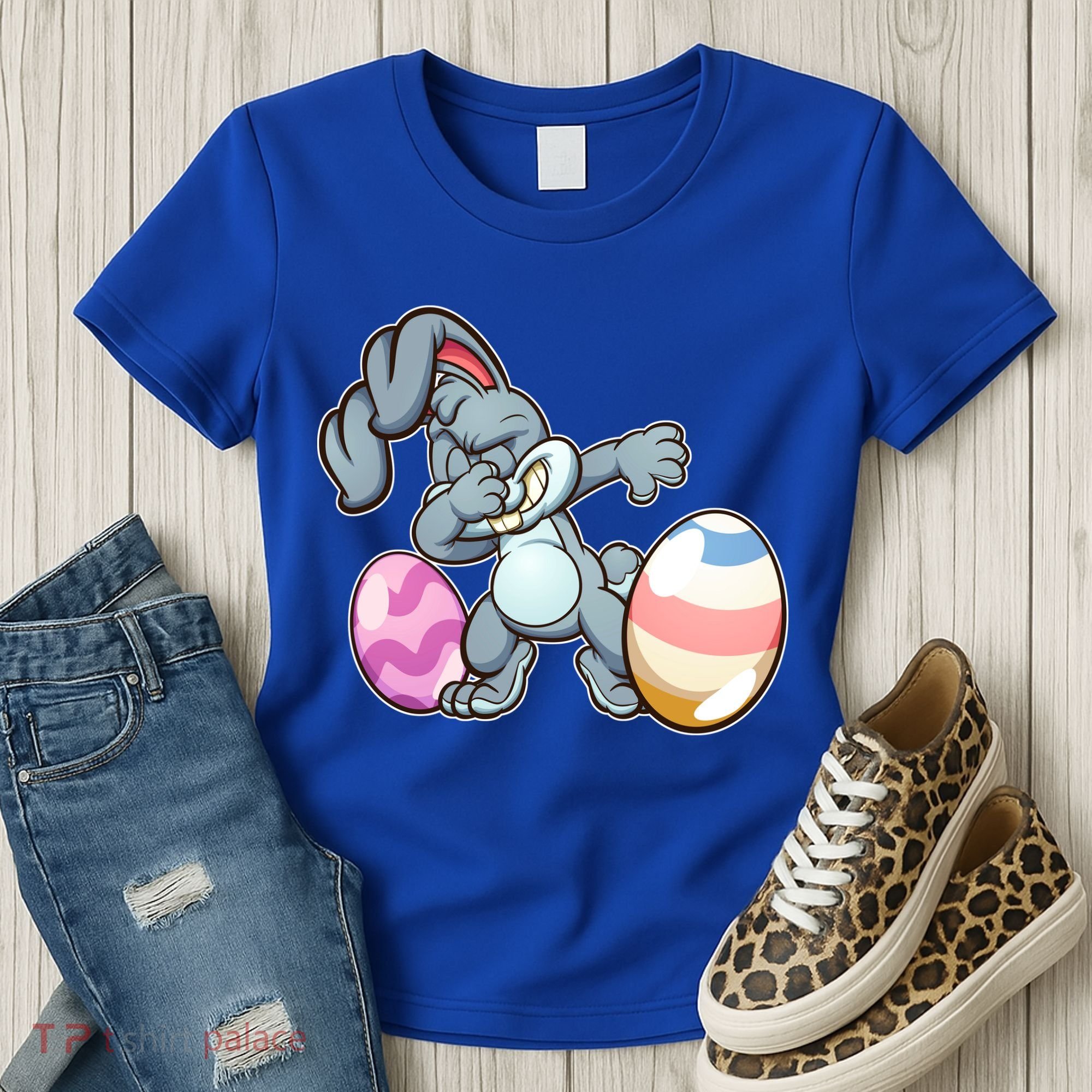 Easter Bunny Dabbing Women's T-Shirt