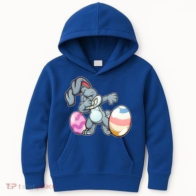 Easter Bunny Dabbing Kids Hoodie
