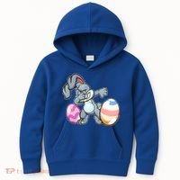 Easter Bunny Dabbing Kids Hoodie thumb 0
