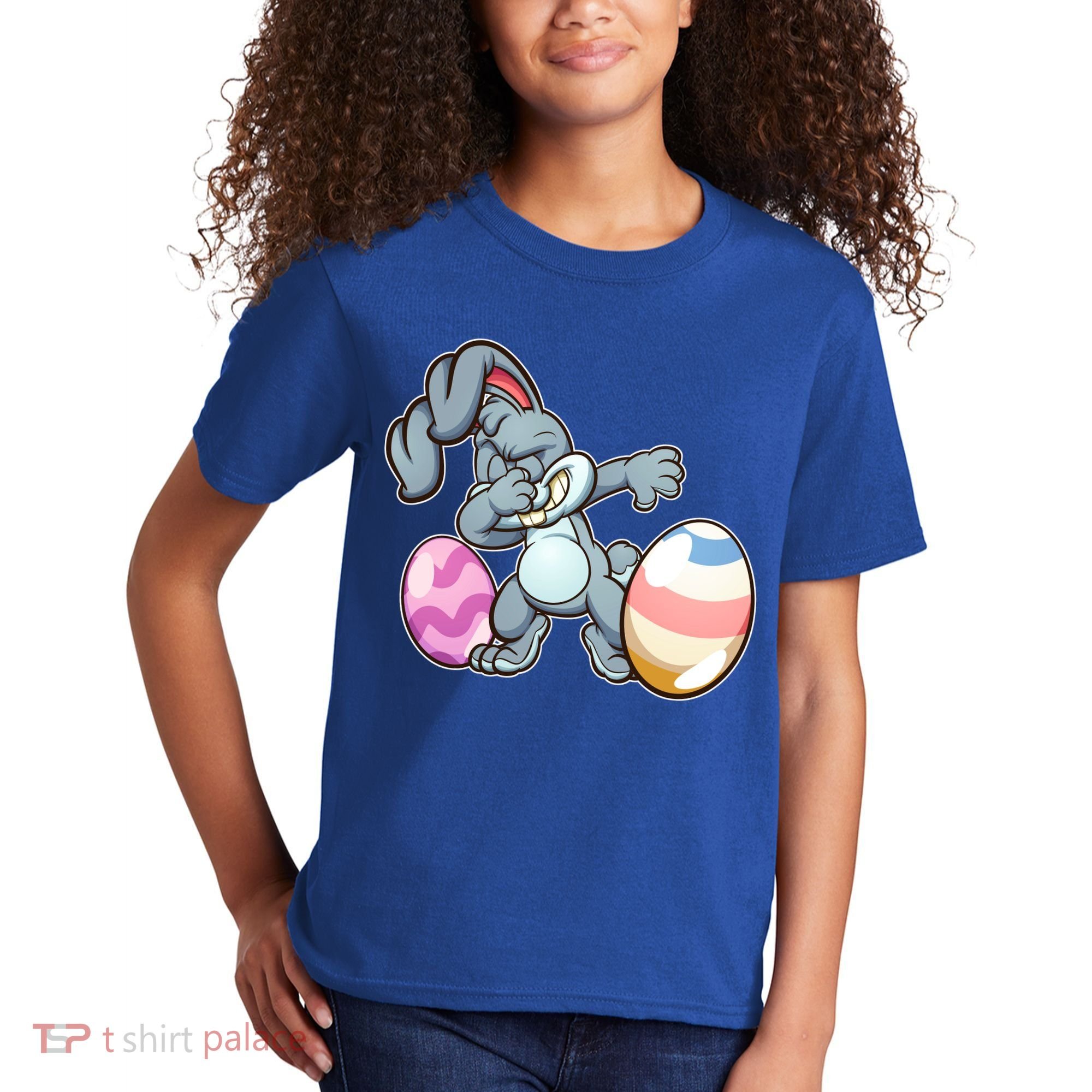 Easter Bunny Dabbing Kids T-Shirt